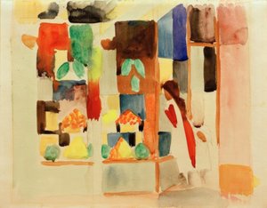Manavdaki çocuklar I. by August Macke